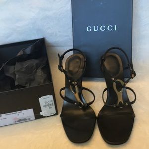 Gucci Sand. Pelle S. Cuoio
